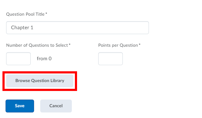 Browse Question Library highlighted.