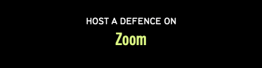 Host a defence on Zoom